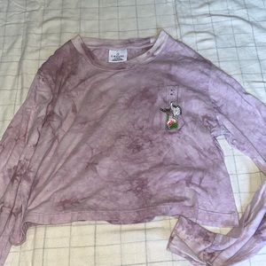 Purple long Sleeve Short with a Pretty Design.